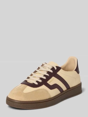 Sneakersy z naturalnej skóry model 'Cuzima' Gant Beżowy