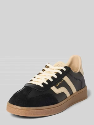Sneakersy z naturalnej skóry model 'Cuzima' Gant Czarny