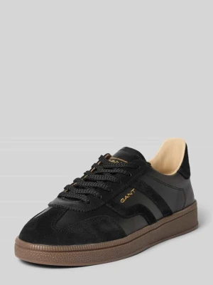 Sneakersy z naturalnej skóry model 'Cuzima' Gant Czarny
