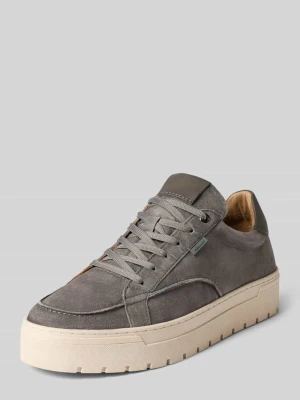 Sneakersy z naturalnej skóry model "IVAR-22" PS Poelman Średnioszary