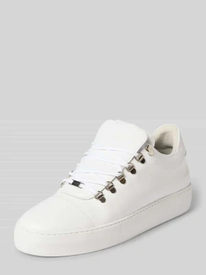 Sneakersy z naturalnej skóry model 'Jagger' Nubikk Biały