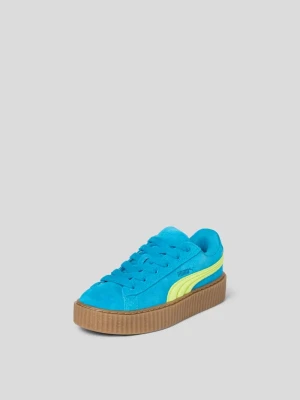 Sneakersy z naturalnej skóry Puma Niebieski