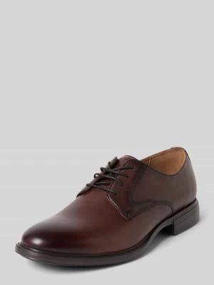 Sneakersy z naturalnej skóry Tamaris Ciemnobrązowy