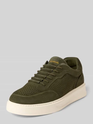 Sneakersy z naturalnej skóry z detalem z logo Barracuda