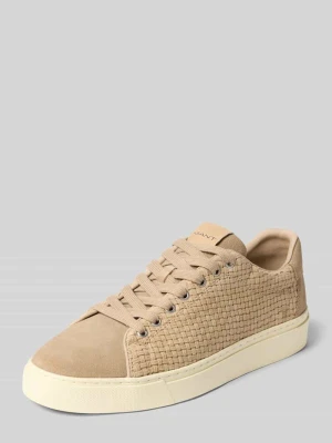 Sneakersy z naturalnej skóry z fakturowanym wzorem model 'Julien' Gant