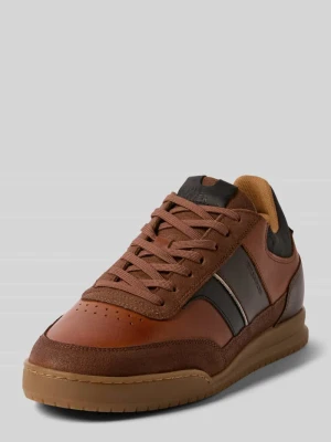 Sneakersy z obszyciem w kontrastowym kolorze Bullboxer