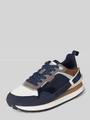 Sneakersy z obszyciem w kontrastowym kolorze Bullboxer