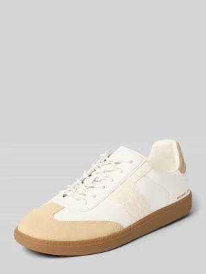 Sneakersy z obszyciem w kontrastowym kolorze model 'JOVIE' Michael Kors