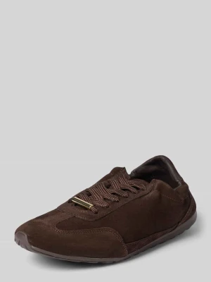 Sneakersy z okrągłym noskiem buta Steve Madden Ciemnobrązowy