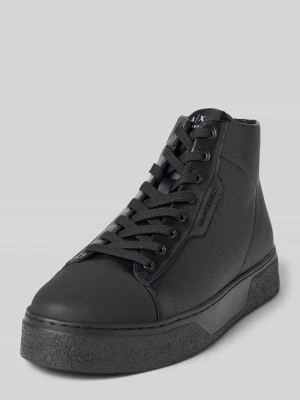 Zdjęcie produktu Sneakersy z podeszwą na platformie model ‘LION’ Armani Exchange