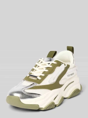Sneakersy z podeszwą na platformie model ‘POSSESSION’ Steve Madden