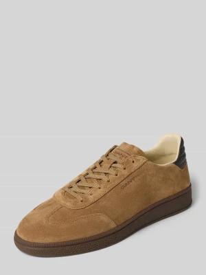 Sneakersy z prawdziwej skóry bydlęcej model 'Cuzmo' Gant Beżowy