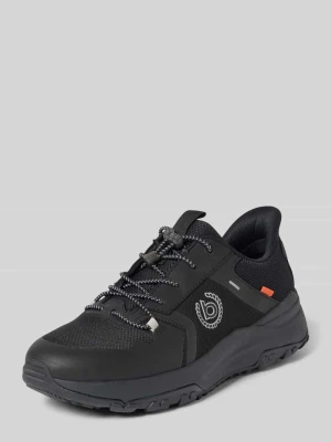 Sneakersy z profilowaną podeszwą Bugatti Czarny