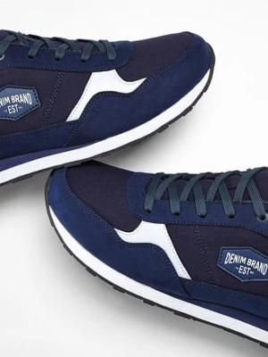 Sneakersy z siateczkową wstawką bonprix