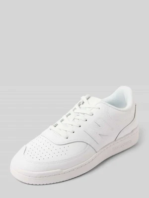 Sneakersy z wiązaniem i detale z logo model 'BB80' New Balance Biały