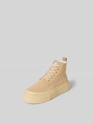 Sneakersy z wiązaniem MM6 Maison Margiela Beżowy