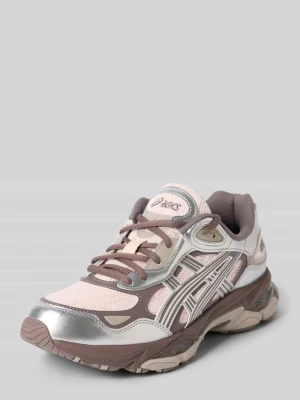 Sneakersy z wiązaniem model 'GEL-NYC 2.0' Asics Brudnoróżowy