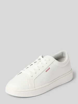 Sneakersy z wiązaniem model 'Neston_tenn_pu' Hugo Biały