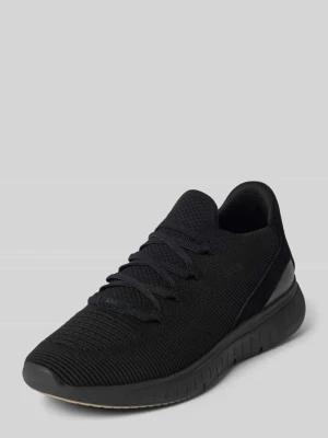 Sneakersy z wyhaftowanym logo Boss