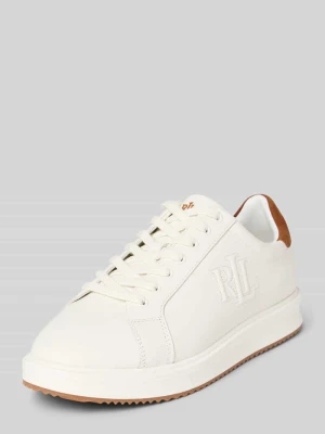Sneakersy z wyhaftowanym logo model ‘Anisley’ Lauren Ralph Lauren