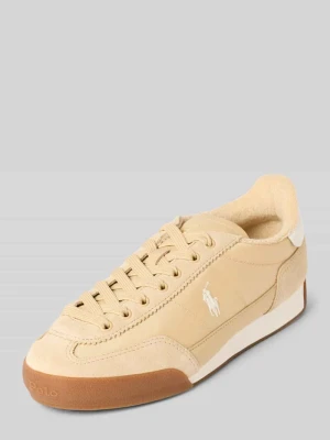 Sneakersy z wyhaftowanym logo model ‘Hester’ Polo Ralph Lauren