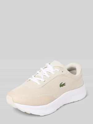Sneakersy z wyhaftowanym logo model 'NEO RUN ACE' Lacoste Biały