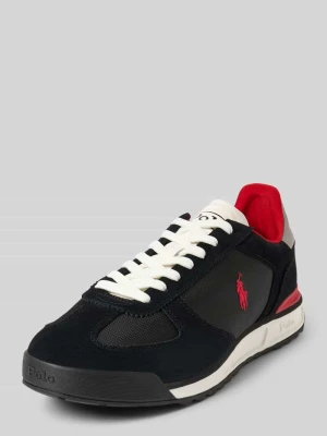 Sneakersy z wyhaftowanym logo model ‘VARICK’ Polo Ralph Lauren
