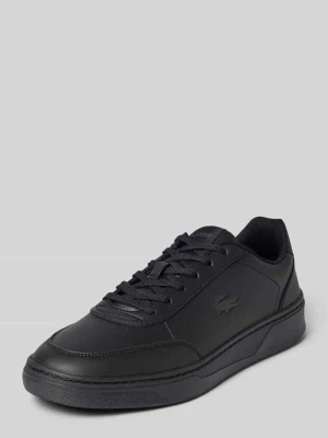 Sneakersy z wytłoczonym logo model 'Court Pro' Lacoste Czarny