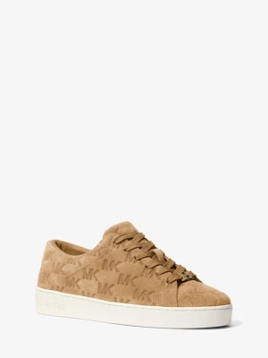 Sneakersy zamszowe Keaton z wytłoczonym logo Michael Kors
