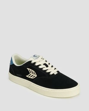 Sneakersy Zamszowe Męskie Cariuma Naioca Black Suede Washed Blue
