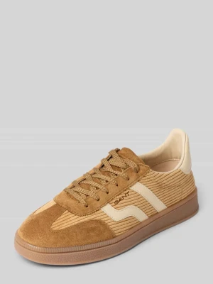 Sneakersy ze skóry bydlęcej model 'Cuzima' Gant Camel