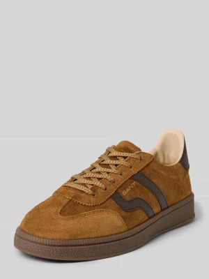 Sneakersy ze skóry bydlęcej model 'Cuzima' Gant Koniakowy