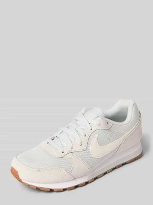 Sneakersy ze skóry model 'MD Runner 2' Nike Jasnoszary