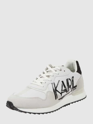 Sneakersy ze skóry model ‘Velocitor’ Karl Lagerfeld