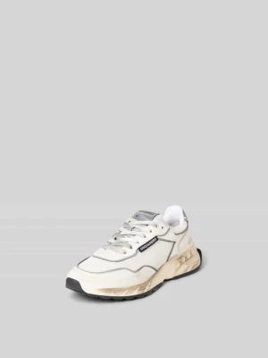 Sneakersy ze skóry naturalnej Dsquared2 Biały
