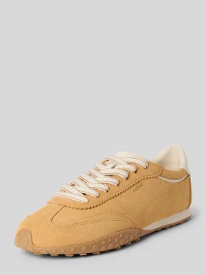 Sneakersy ze skóry naturalnej z detalem z logo model ‘Bridge’ HOFF