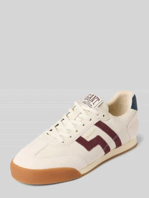 Sneakersy ze skóry naturalnej z wytłoczonym logo model ‘Beylana’ Gant