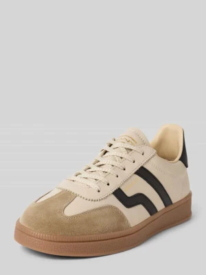 Sneakersy ze skóry naturalnej z wytłoczonym logo model ‘Cuzima’ Gant
