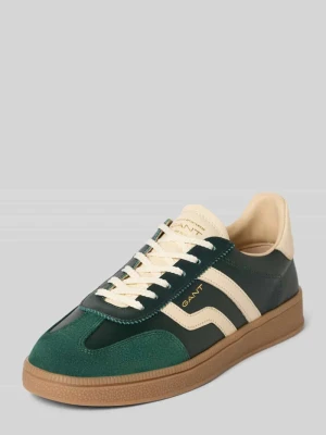 Sneakersy ze skóry naturalnej z wytłoczonym logo model ‘Cuzima’ Gant