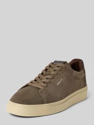 Sneakersy ze skóry naturalnej z wytłoczonym logo model ‘Julien’ Gant