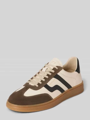 Sneakersy ze skóry w stylu retro Gant