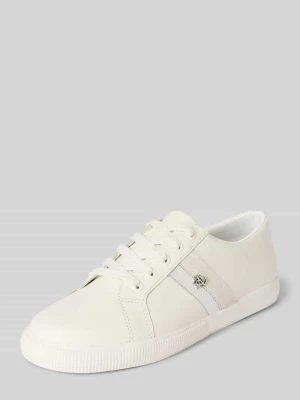 Sneakersy ze skóry z aplikacją z logo model ‘JANSON II’ Lauren Ralph Lauren