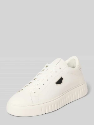 Sneakersy ze skóry z aplikacją z metką Antony Morato