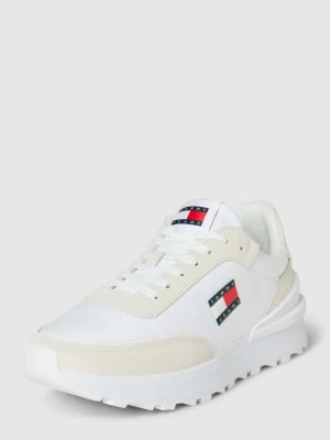 Sneakersy ze skóry z detalami z logo model ‘TECH RUNNER’ Tommy Jeans