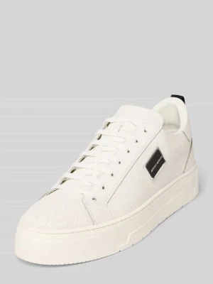 Sneakersy ze skóry z naszywką z logo model ‘METAL BOLD ANIMAL’ Antony Morato