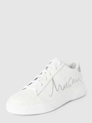 Sneakersy ze skóry z wyhaftowanym logo Marc Cain Bags & Shoes