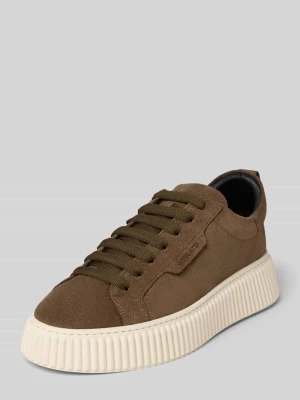Sneakersy ze skóry z wytłoczonym logo model ‘HOPPER’ Antony Morato