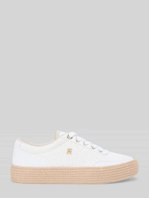 sneakersy ze słomkową podeszwą Tommy Hilfiger