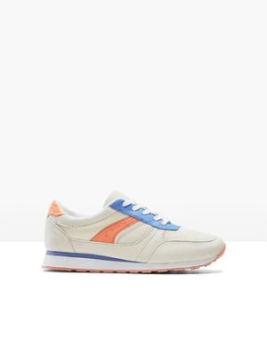 Sneakersy ze wstawką z siateczki bonprix