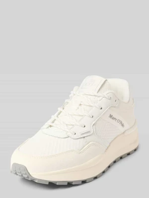 Sneakersy ze wstawką z siateczki o fakturze plastra miodu Marc O'Polo